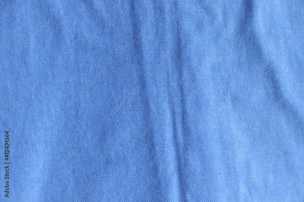 Blue fabric texture surface background Blue fabric texture surface background