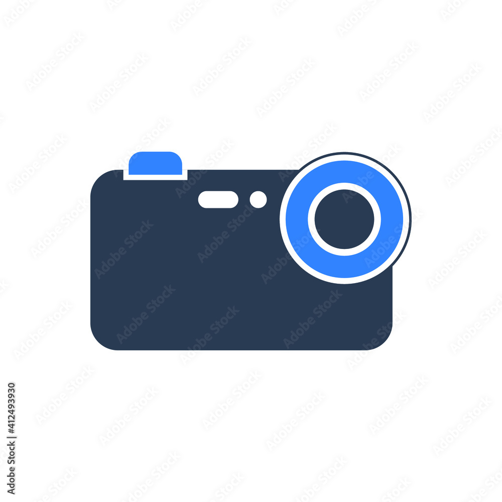 Camera Icon. Photography icon. Nature photography, geography, photo studio icon in vector illustration and flat style. Camera Icon. Photography icon. Nature photography, geography, photo studio icon in vector illustration and flat style.
