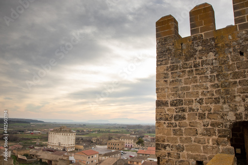 Obraz na płótnie castle on a mountain
w salonie
