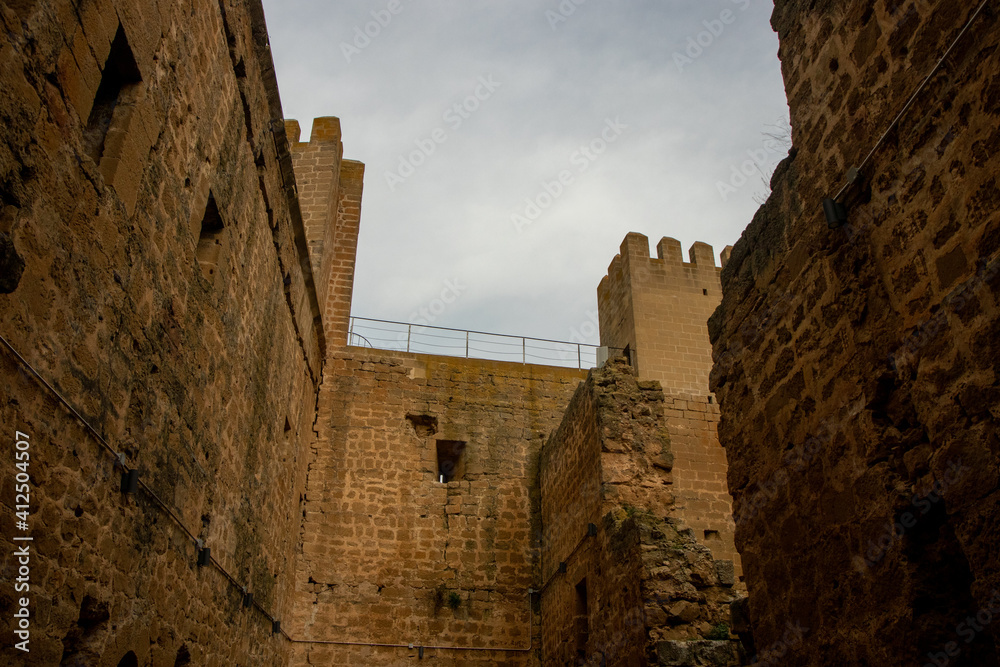 castle on a mountain
