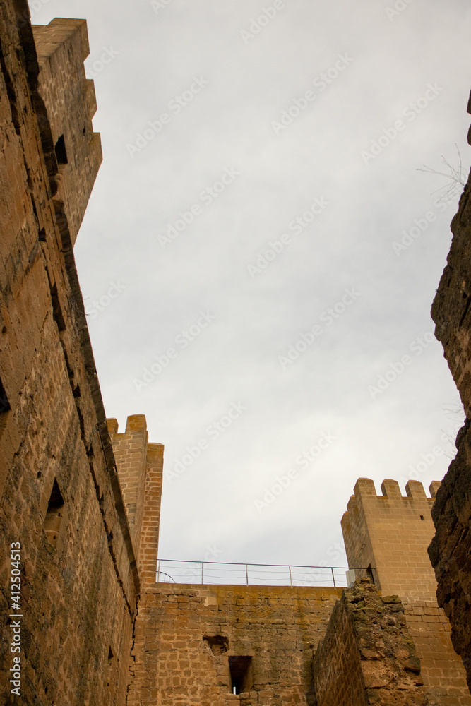 castle on a mountain