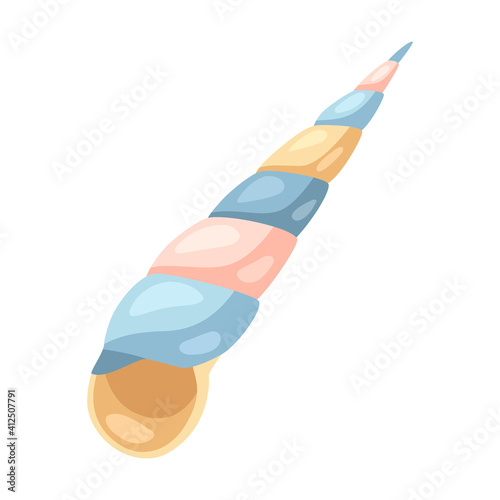 Illustration of seashell.