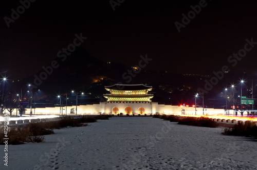 서울 광화문 광장의 모습