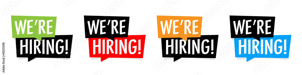 Fototapeta premium We're hiring ! 