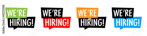 We're hiring !	