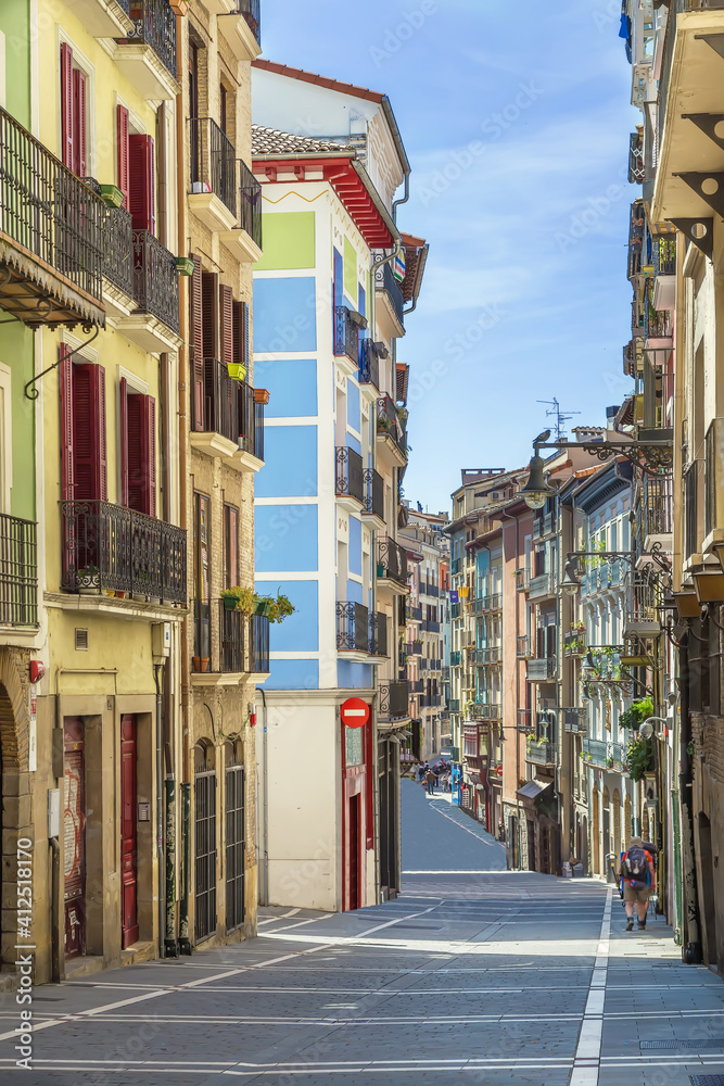 Street in Pamplona, Spain