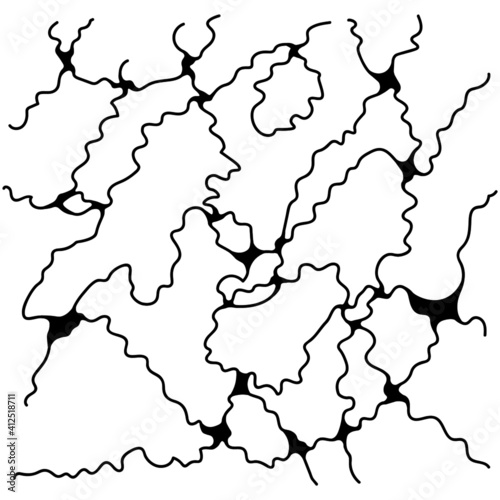 Wallpaper Mural Abstract black and white background is good for the design of psychological, drawing or esoteric social networks and blogs. Torontodigital.ca