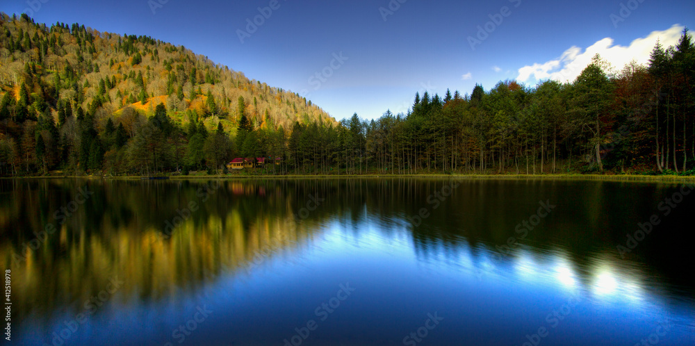 From Turkey, Borcka, Blacklake, Lake, lake house, lake in forest, lake destination, insta photo, Places to visit