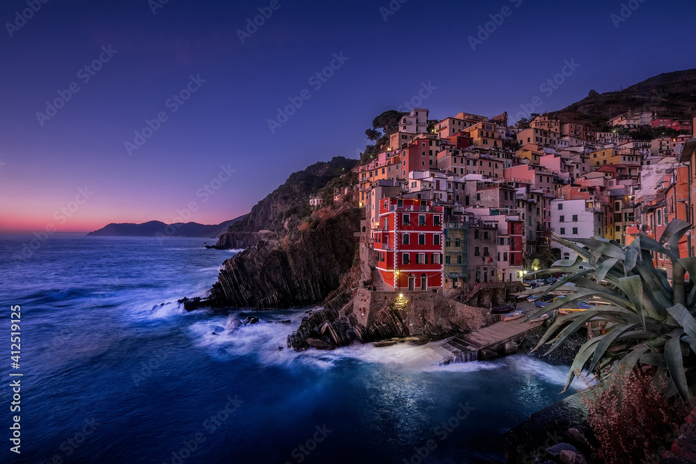 Cinque Terre - Ligurian Sea - Italy  - summer
