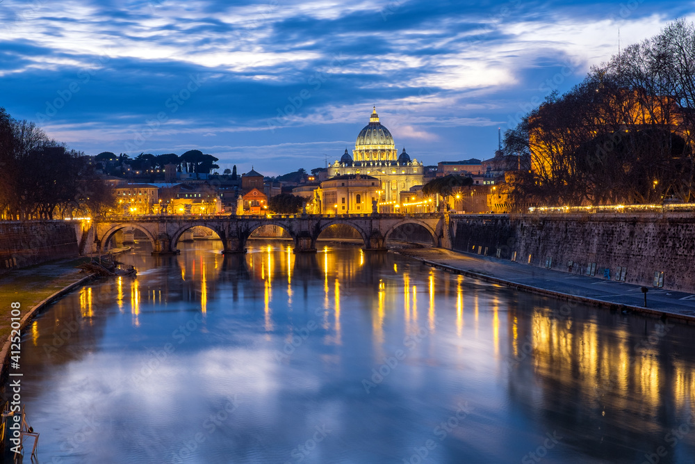 Rome by night - Italy - The Vatican 