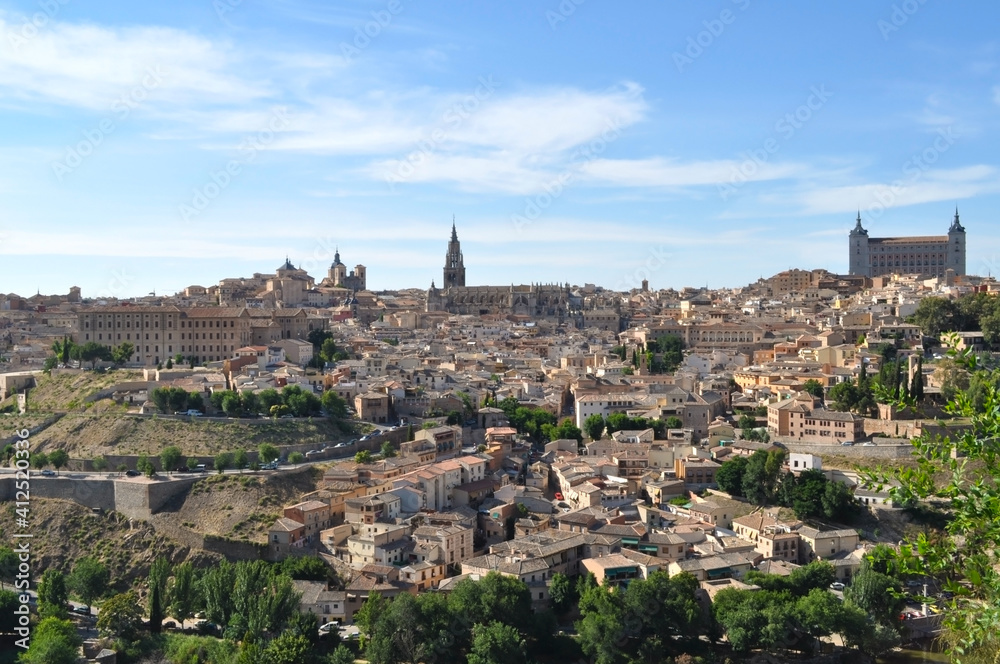 Beautiful view of Toledo, Spain