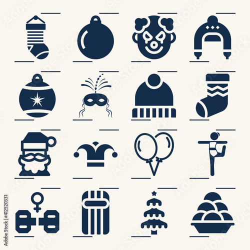 Simple set of spend related filled icons.