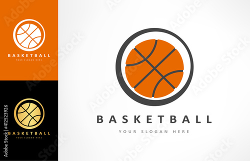 Basketball logo vector. Sport design.
