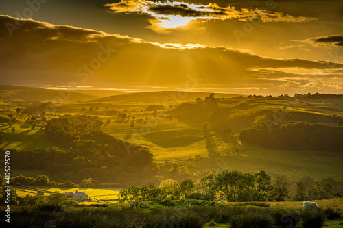 Sunset On Hudswell Moor, North Yorkshire