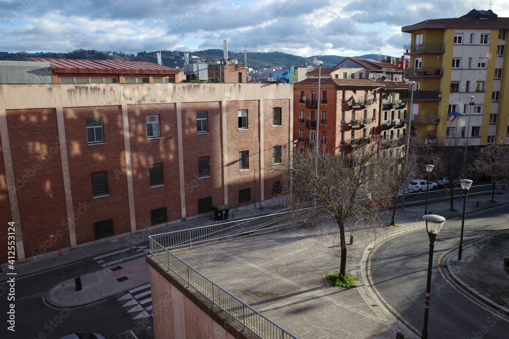 Viewo f a street in Bilbao