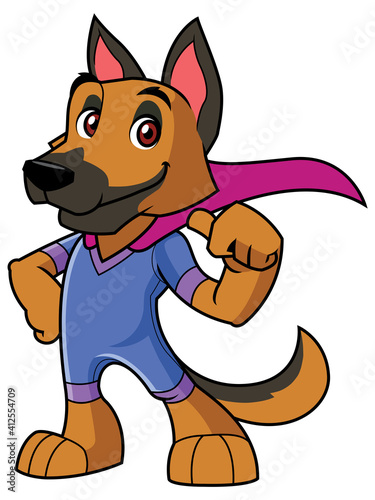 Super Dog Mascot