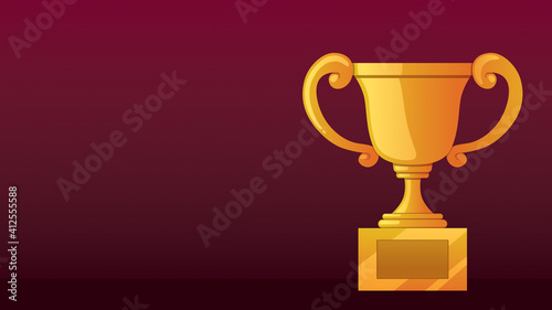 Trophy Background Illustration