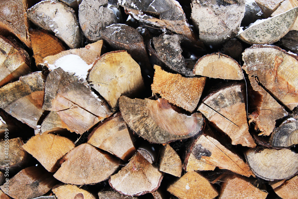 stack of fire wood logs stack of fire wood logs