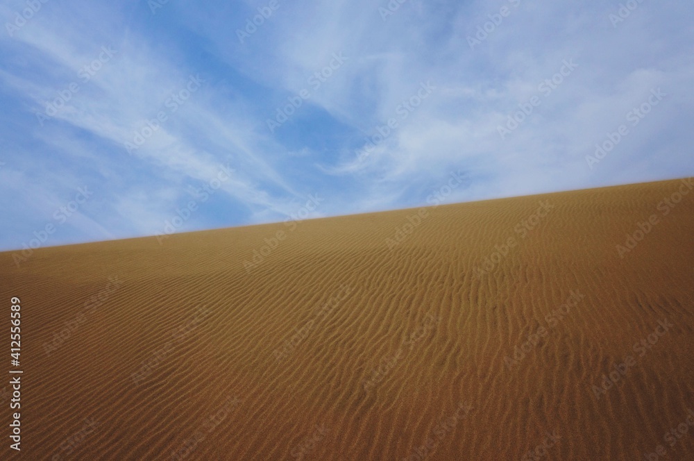 Scenic View Of Desert Against Sky