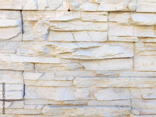 Stone Texture In The Garden