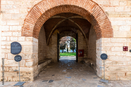 Topkapi Palace Kitchen section view in Istanbul