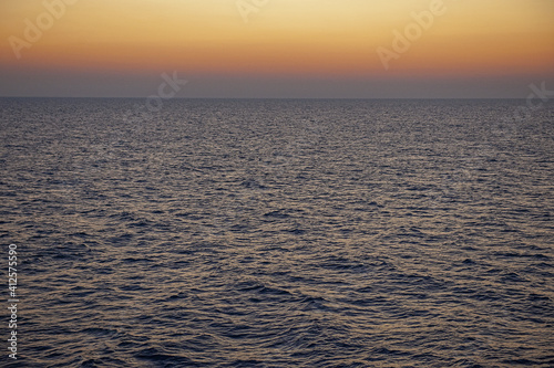 Meer in Abendd  mmerung Aeg  is  Griechenland