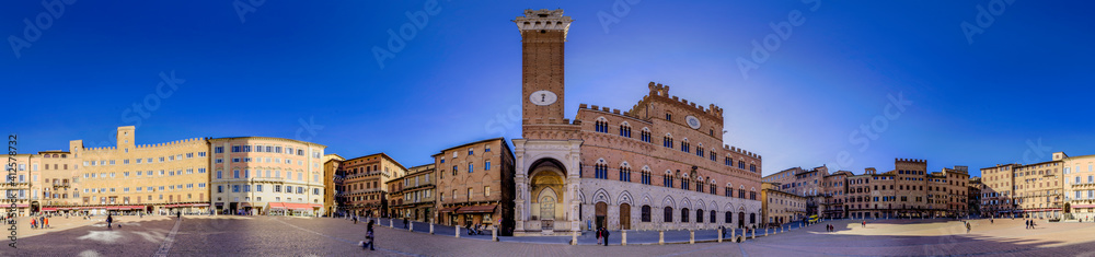 Piazza del Campo, Siena, Italia