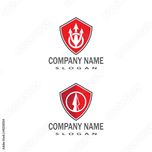 Free Download Trident Logo Template vector icon illustration design - GFXLoad