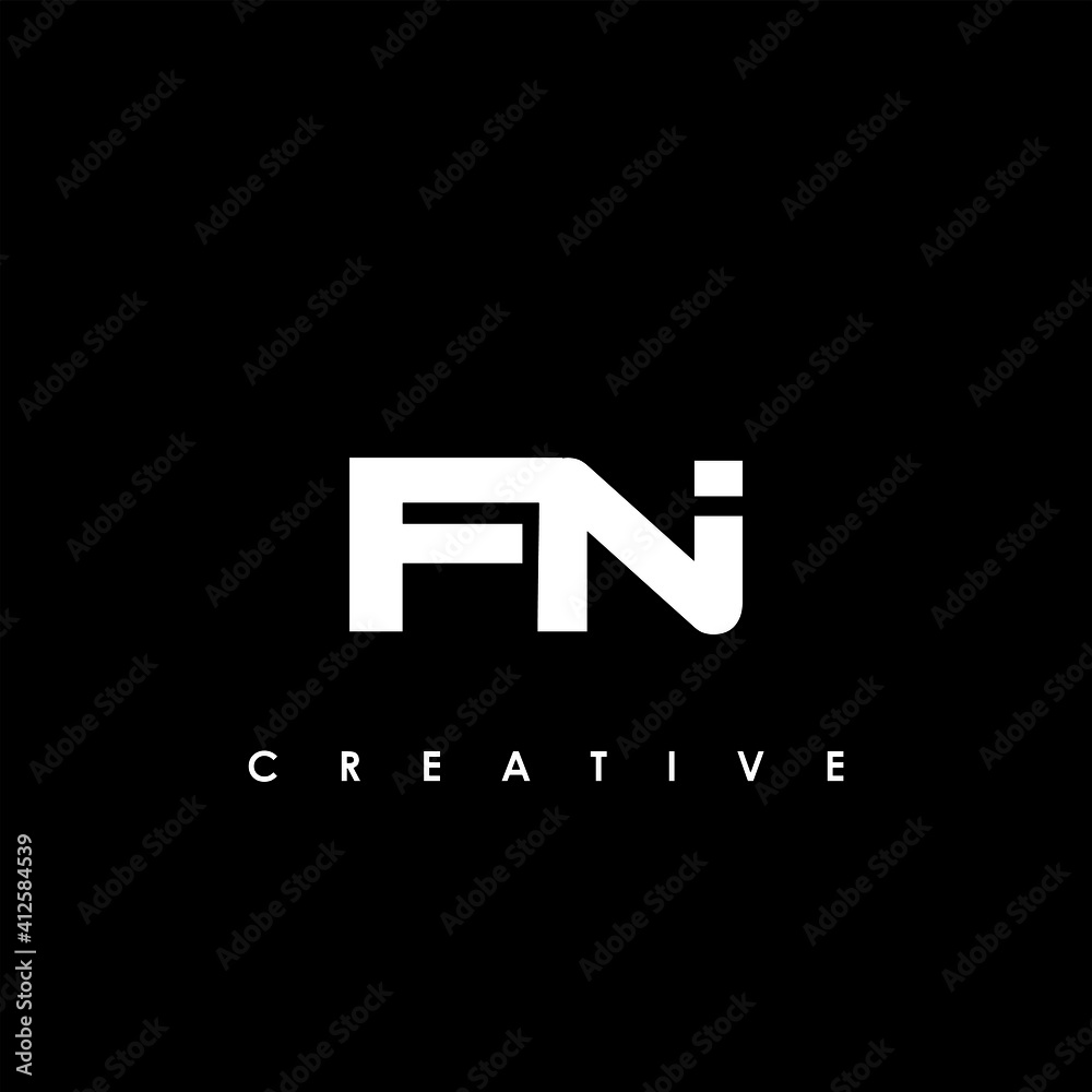 FNI Letter Initial Logo Design Template Vector Illustration FNI Letter Initial Logo Design Template Vector Illustration