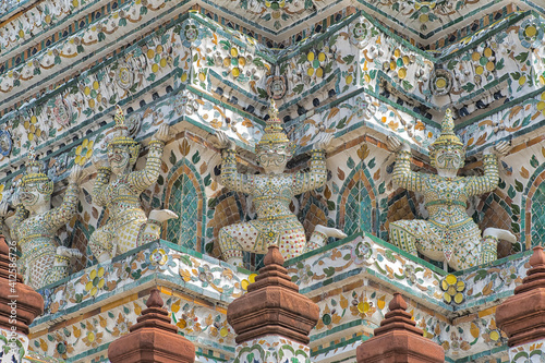 detail of thai temple and craftsmenship photo