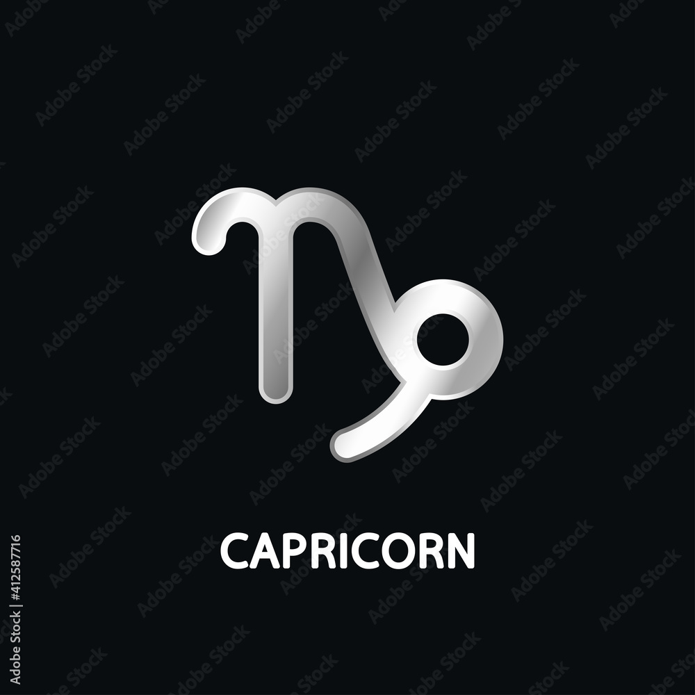 Astrological zodiac Capricorn. 12 zodiac symbol. Astronomy occult symbol with zodiac sign. Astrological zodiac Capricorn. 12 zodiac symbol. Astronomy occult symbol with zodiac sign.