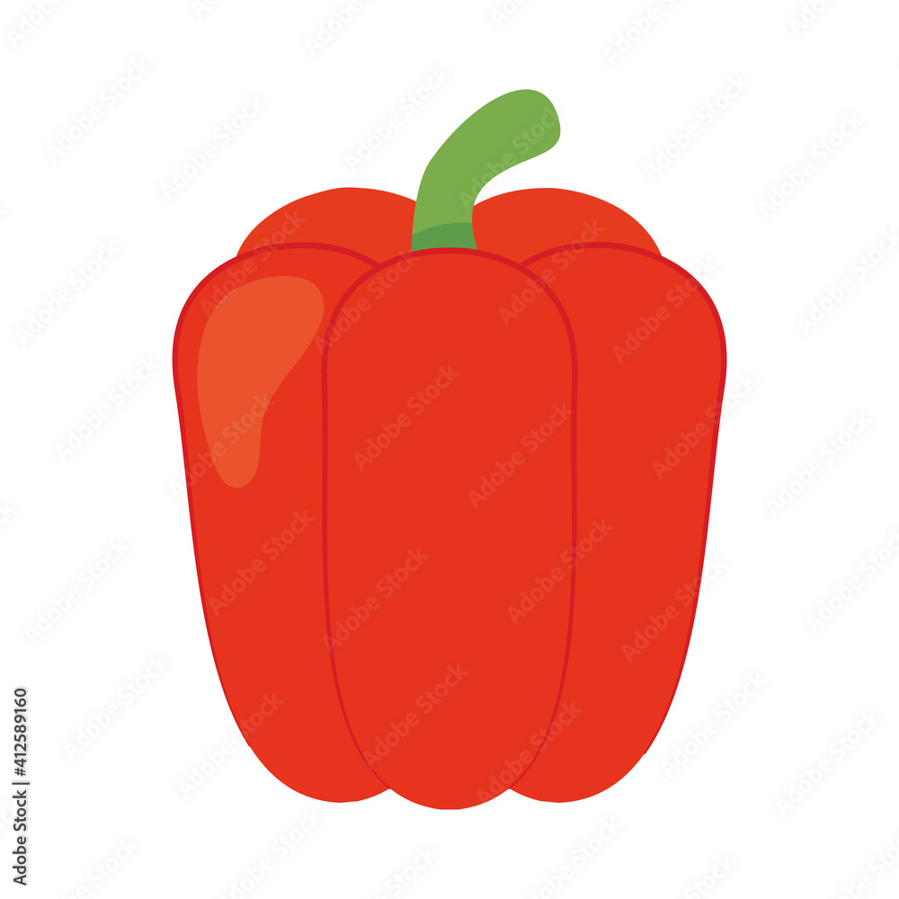 red pepper icon, colorful design red pepper icon, colorful design
