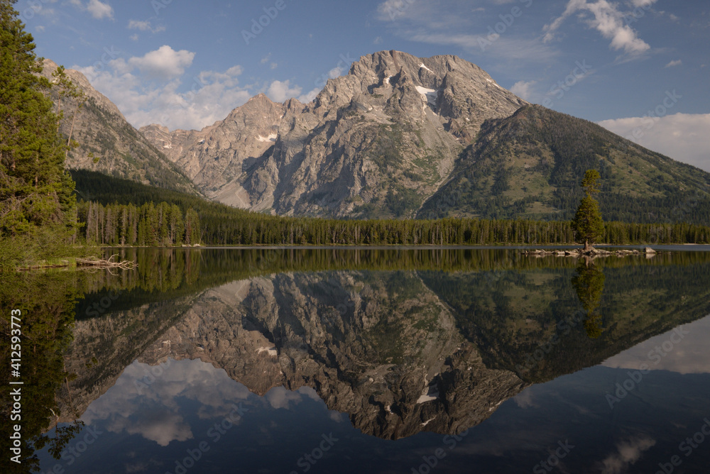 Obraz premium Leigh Lake at Grand Teton National Park