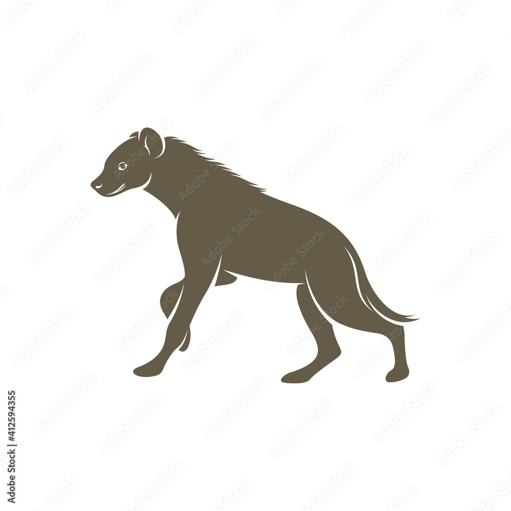 Hyena design vector illustration, Creative Hyena logo template, icon symbol