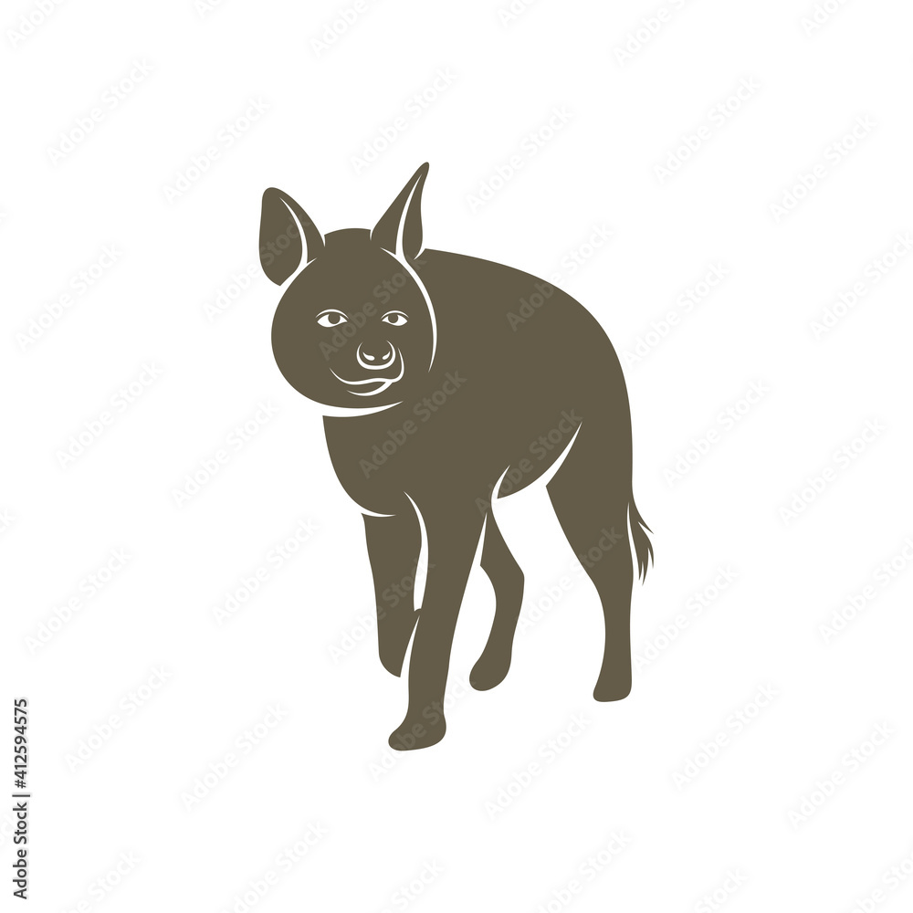 Hyena design vector illustration, Creative Hyena logo template, icon symbol