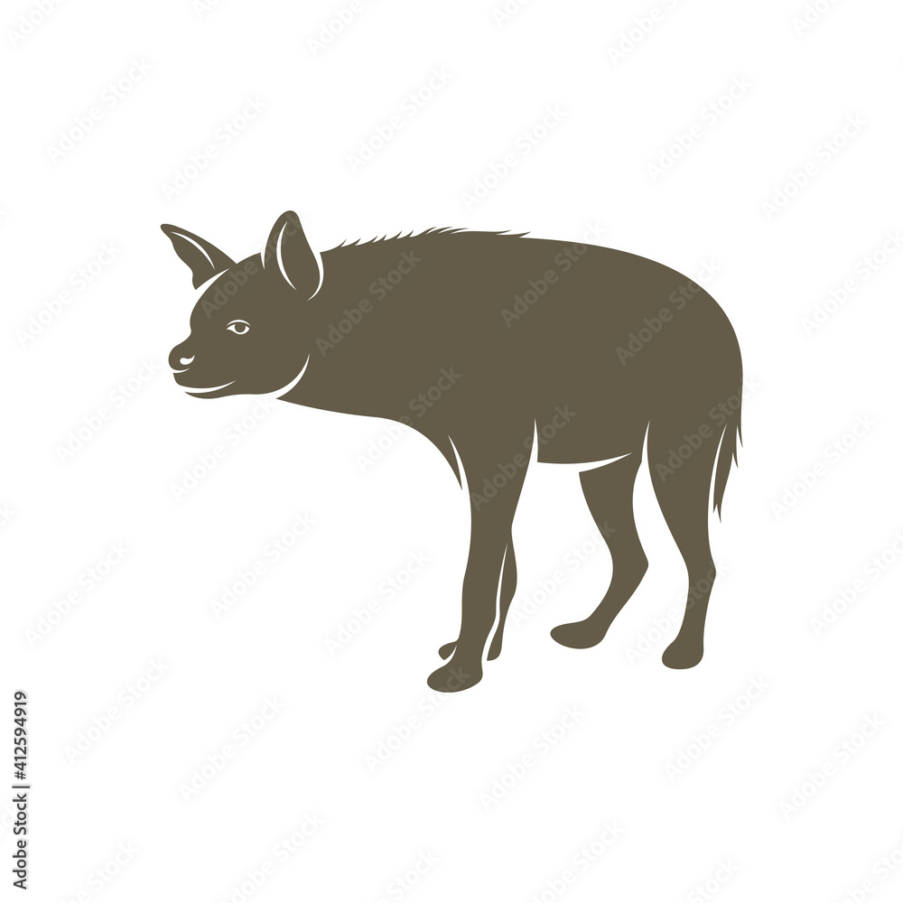 Hyena design vector illustration, Creative Hyena logo template, icon symbol