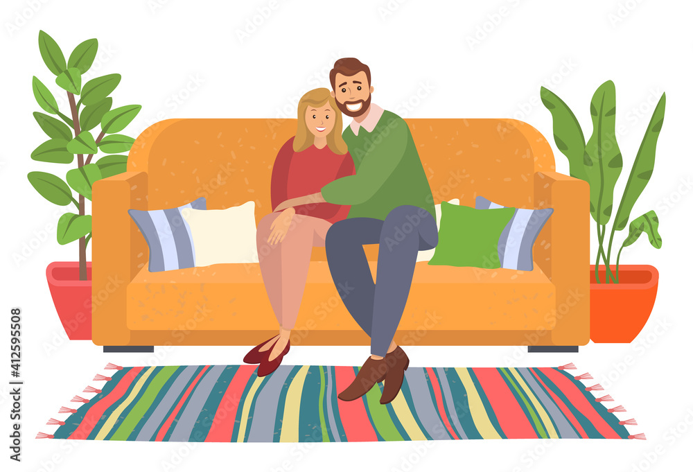 Sofa for online cuddling