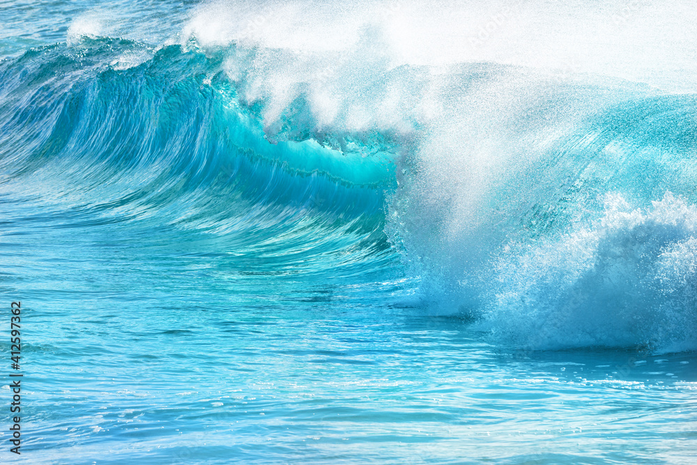 turquoise waves at Sandy Beach, Hawaii turquoise waves at Sandy Beach, Hawaii