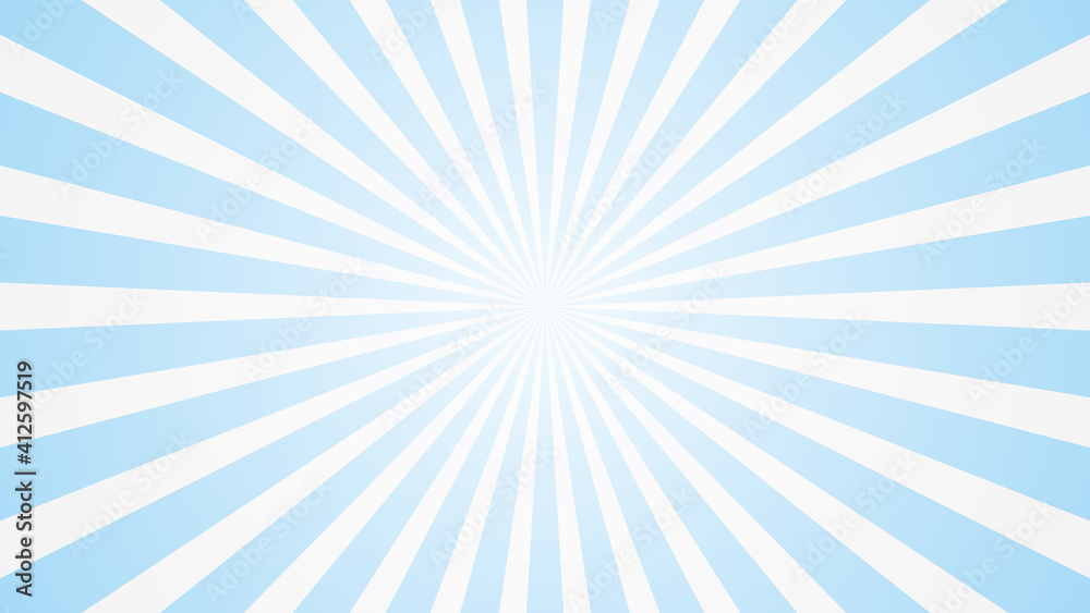 popular white and blue ray starburst sunburst pattern sky cloud background  television vintage 16:9 1920 x 1080 for youtube mobile phone Stock Vector |  Adobe Stock