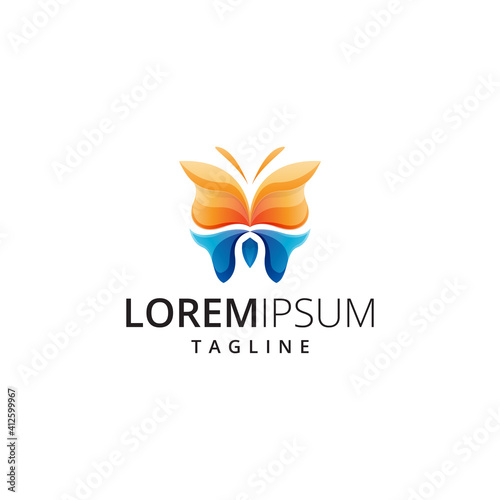 butterfly logo design modern style good for your business