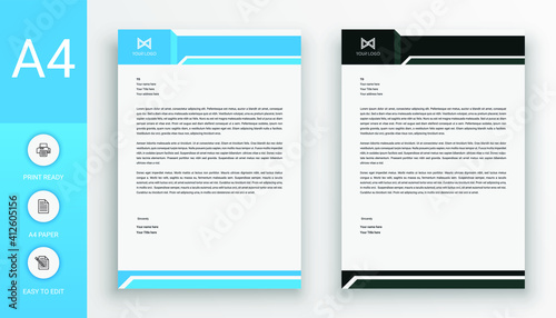 Minimalistic Letterhead template