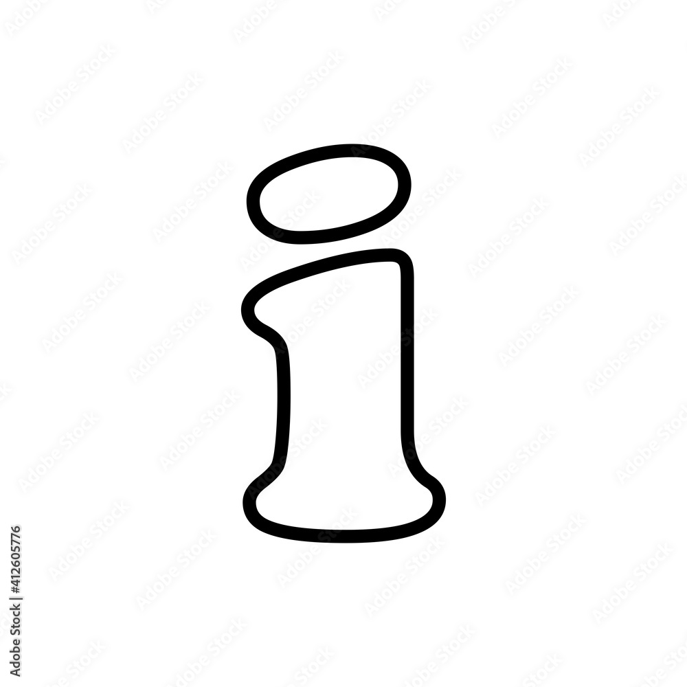 Obraz premium Information web icon. Help, FAQ symbol