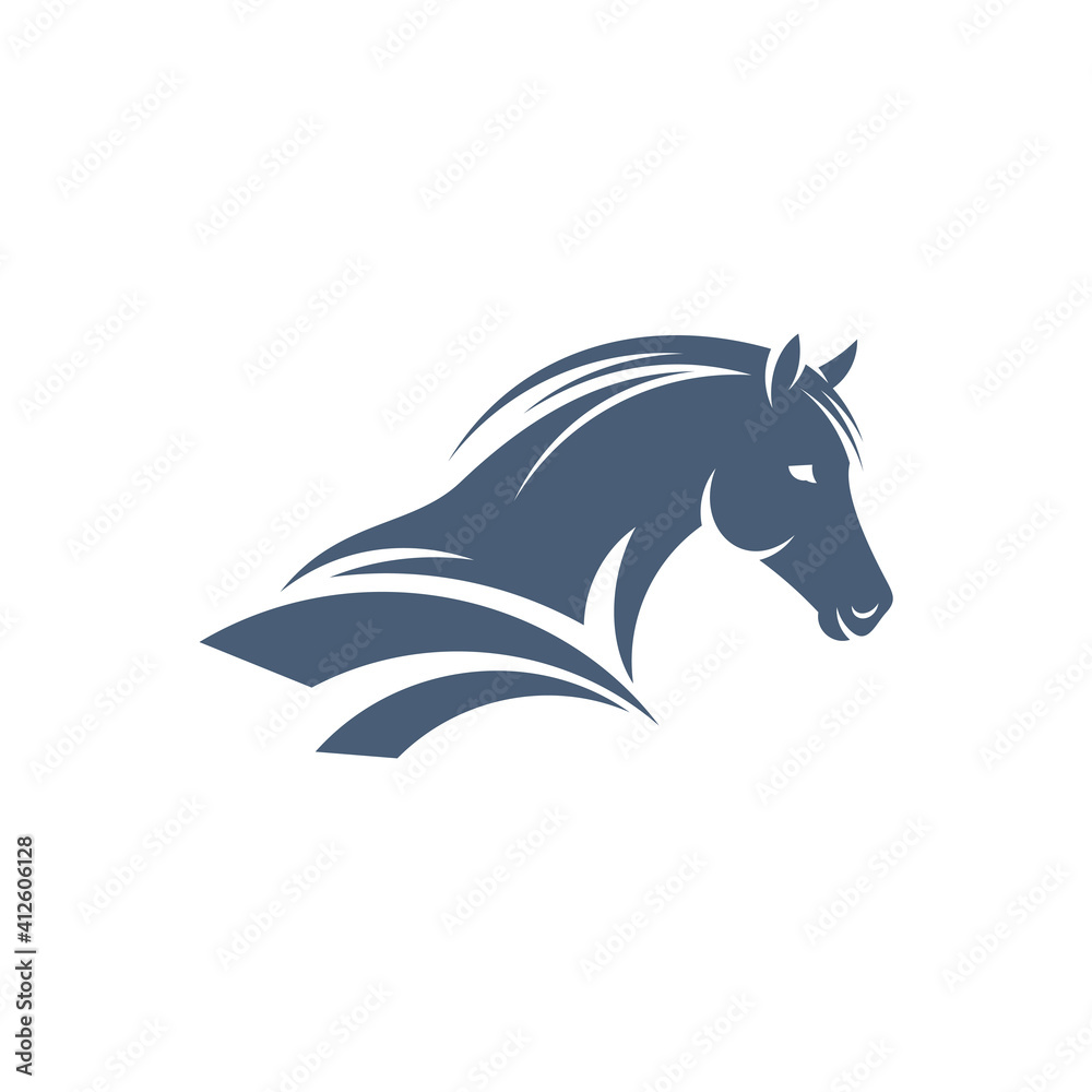 Horse design vector illustration, Creative horse logo template, icon symbol Horse design vector illustration, Creative horse logo template, icon symbol