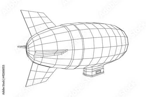 Airship dirigible airway travel transport