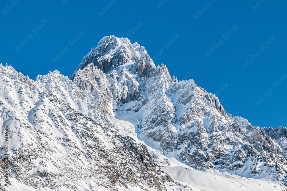 L'Aiguille du Chardonnet, Chamonix, French Alps, France