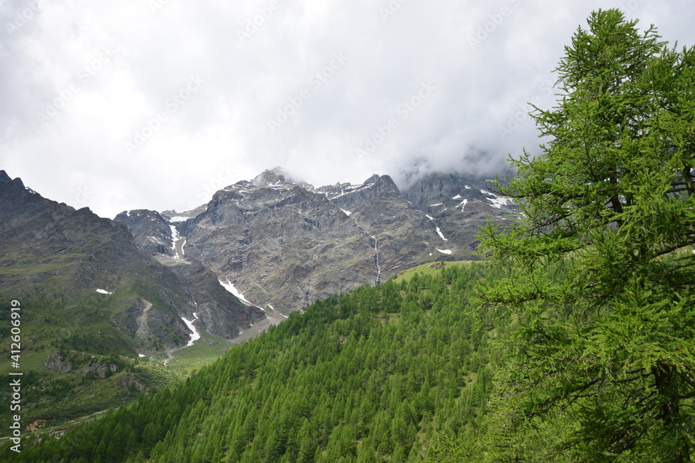 Valle d'Aosta Cervinia Lago Bleu