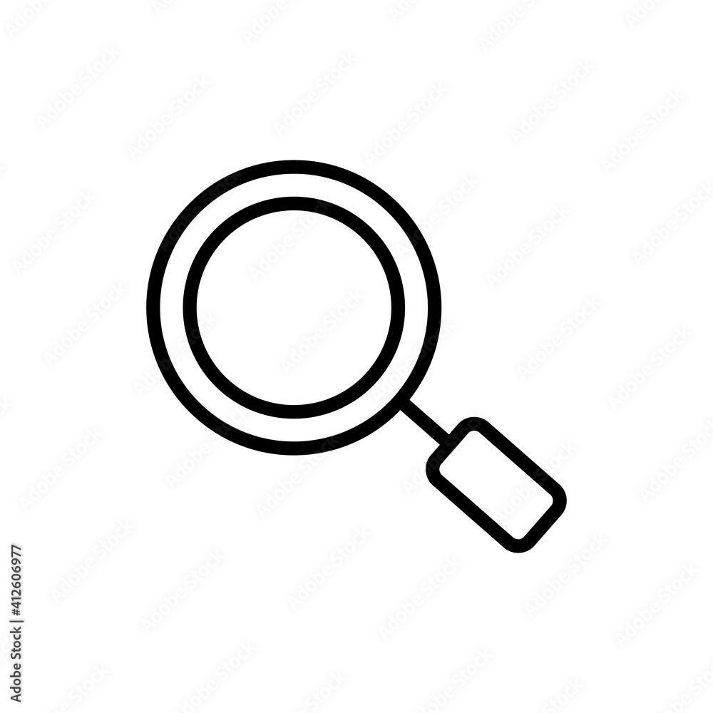 Search magnifier vector flat icon Search magnifier vector flat icon