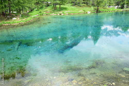 Valle d Aosta Cervinia Lago Bleu