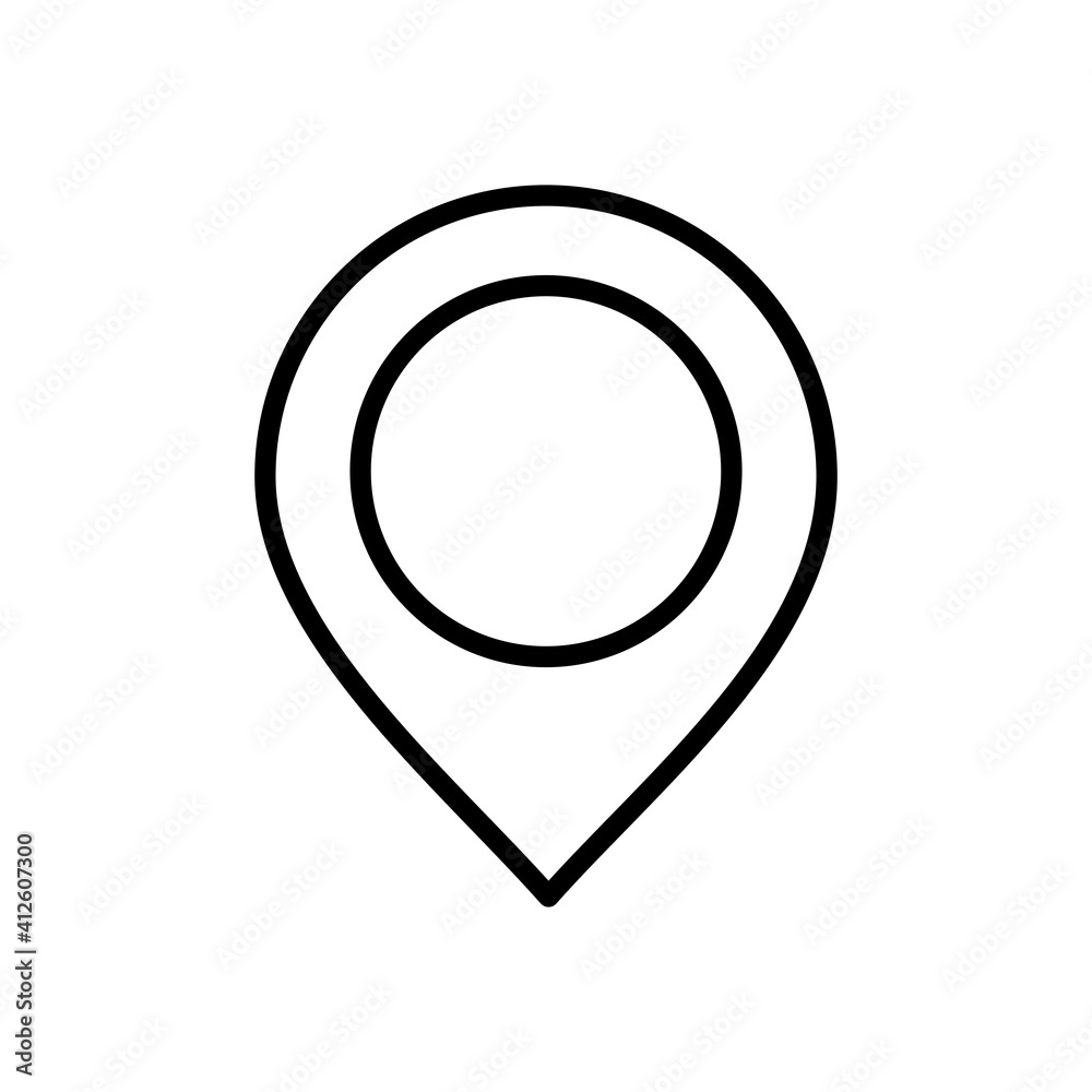 Pin map icon. Map pointer. Map markers Pin map icon. Map pointer. Map markers