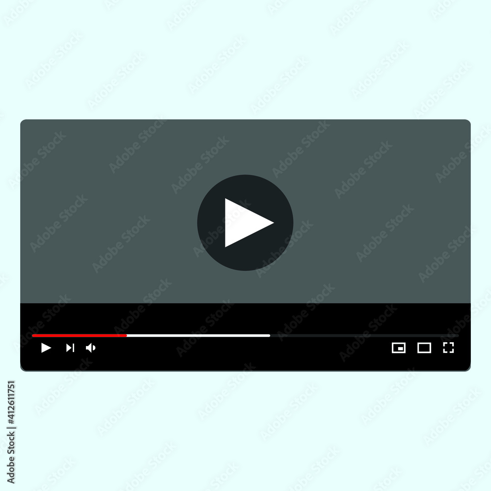 Play button icon in trendy flat style isolated on grey background. Play symbol for your web site design, logo, app, UI. Vector illustration, EPS10. Play button icon in trendy flat style isolated on grey background. Play symbol for your web site design, logo, app, UI. Vector illustration, EPS10.